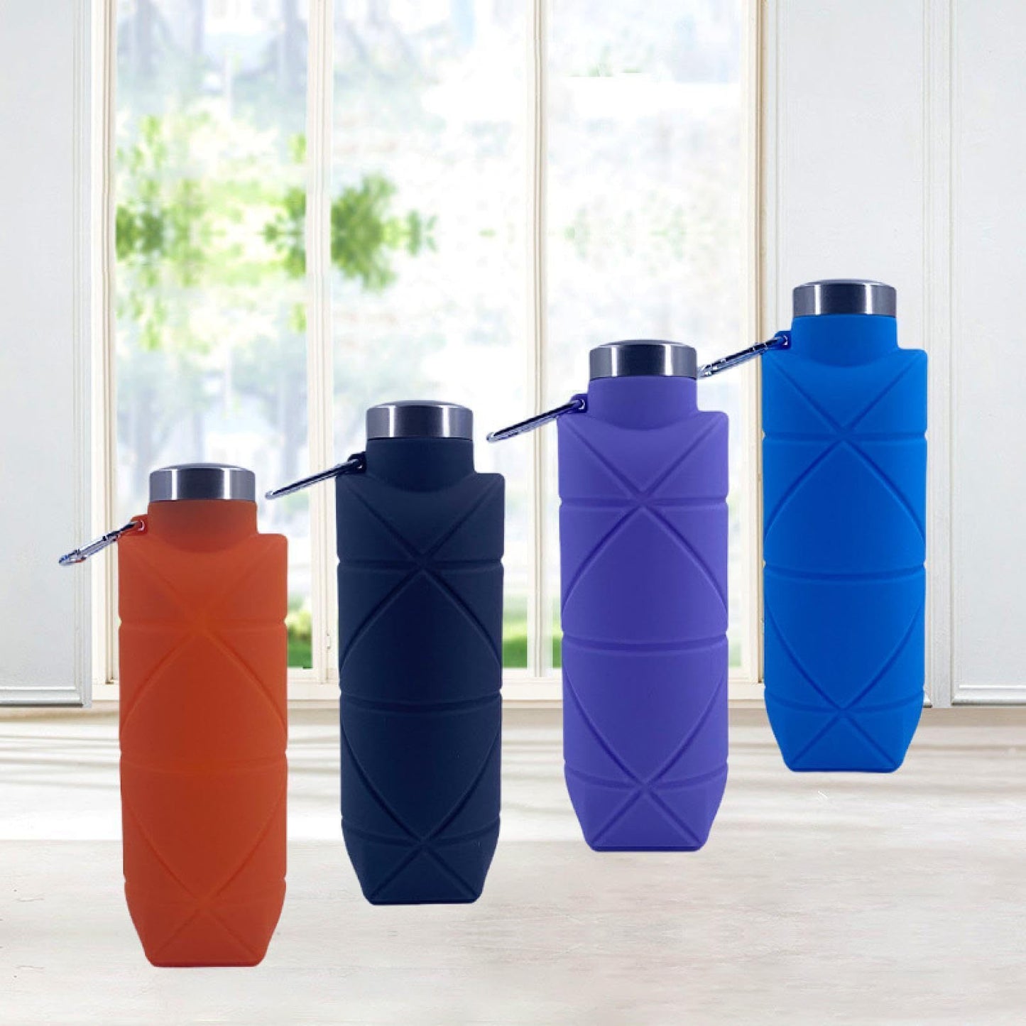 Damen faltbare Silikon Trinkflasche Brehn