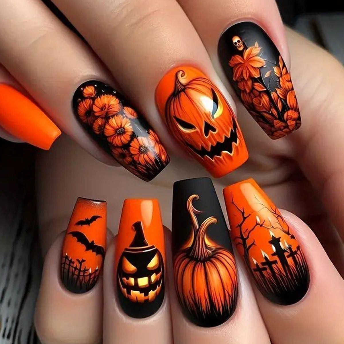 Kreatives Halloween Kunstnagel-Set Brehn 1788229227