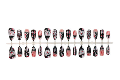 Kunstnagelset mit kreativem Gruselmotiv Brehn