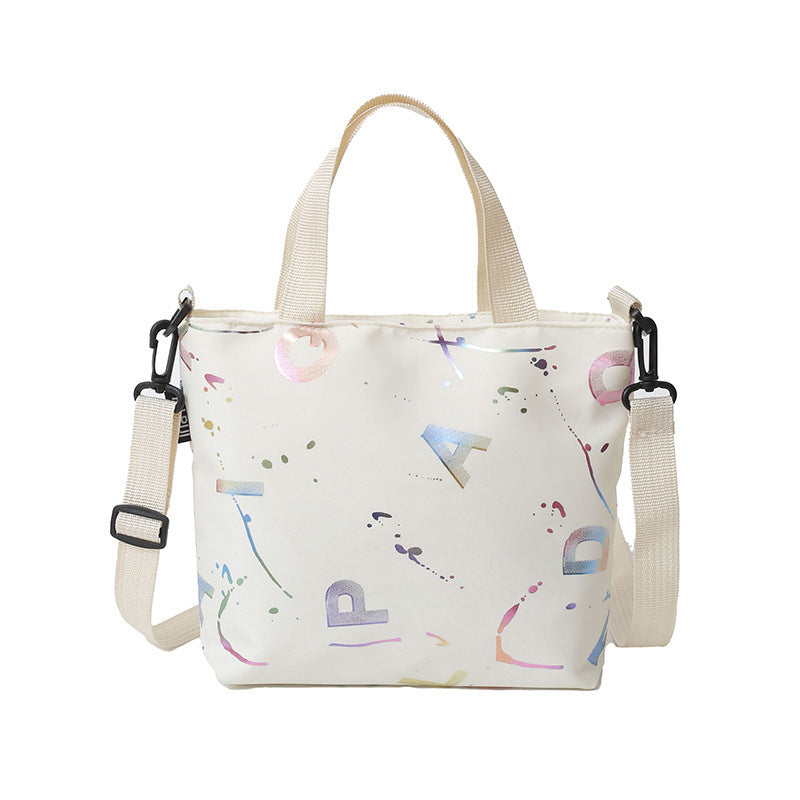 WoArtistic gemusterte Mini-Tote-Bag Brehn
