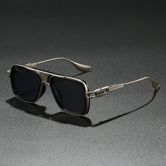 Damen Designer-Sonnenbrille mit luxuriösem Metallrahmen und trendigem Detail Brehn