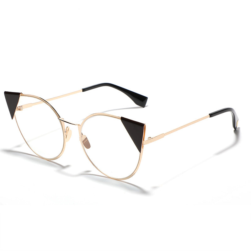 Damen modische Cat-Eye Sonnenbrille mit stilvollen Akzenten Brehn