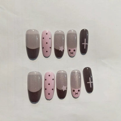 Kreatives Press-On Nagelset Brehn