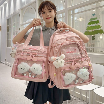 Transparenter Fronttasche Freizeit Rucksack Brehn