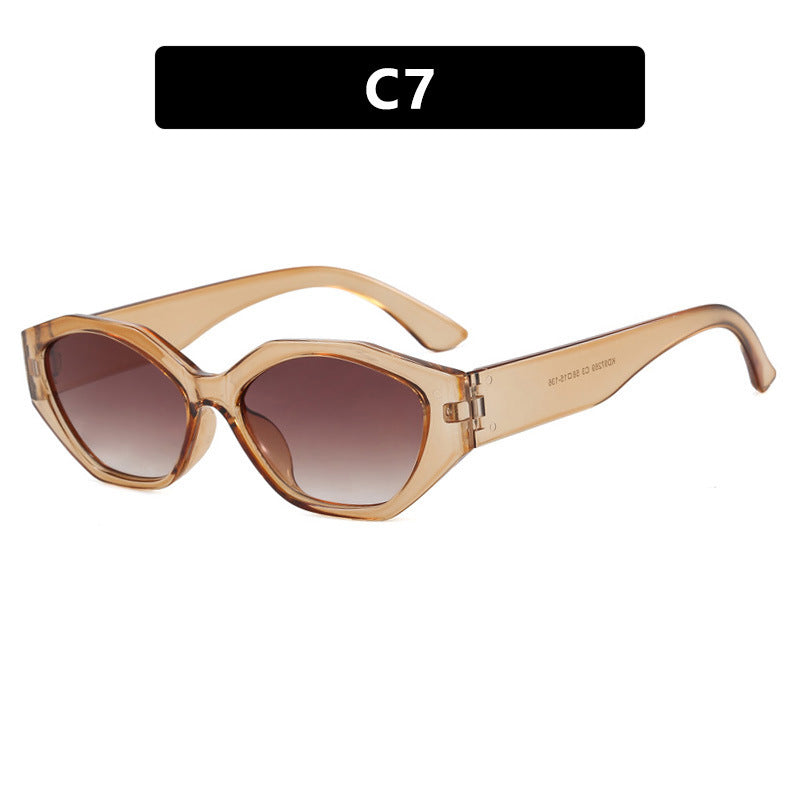 Damen stilvolle Sonnenbrille im modern geometrischen Design mit schützendem UV-Filter Brehn