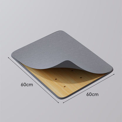 Große perforierte Bambusregalplatte mit belüftetem Lattendesign