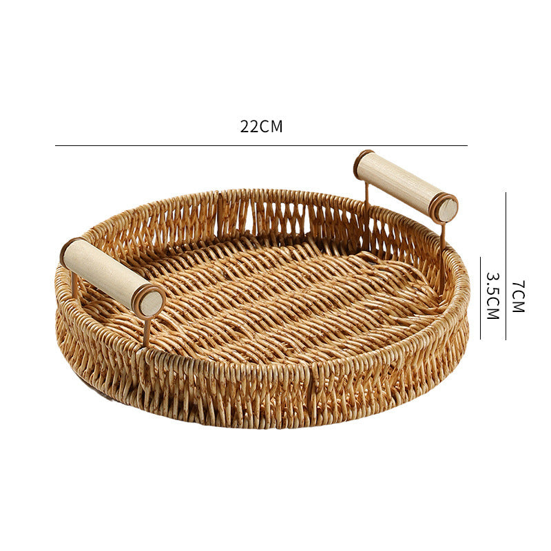 Handgefertigter Rattan Aufbewahrungskorb Brehn