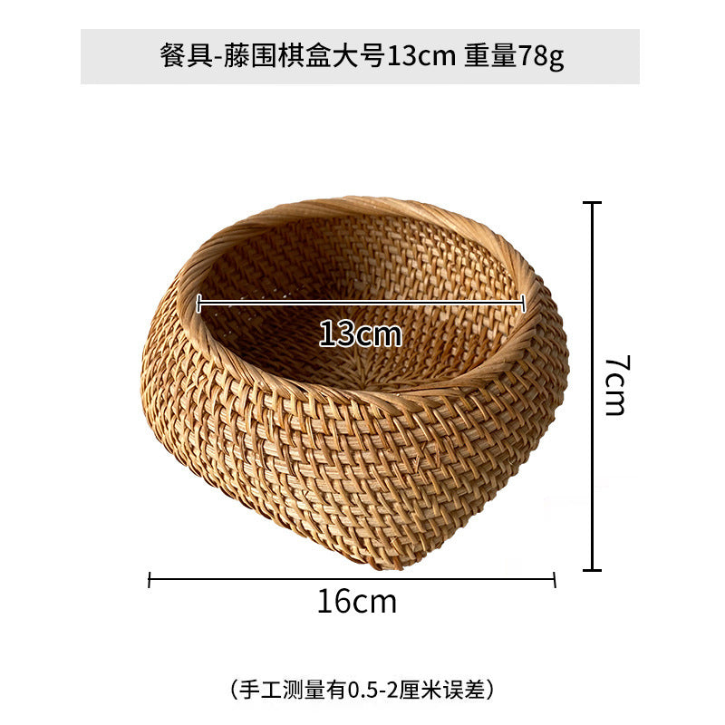 Damen Korb aus geflochtenem Rattan Brehn