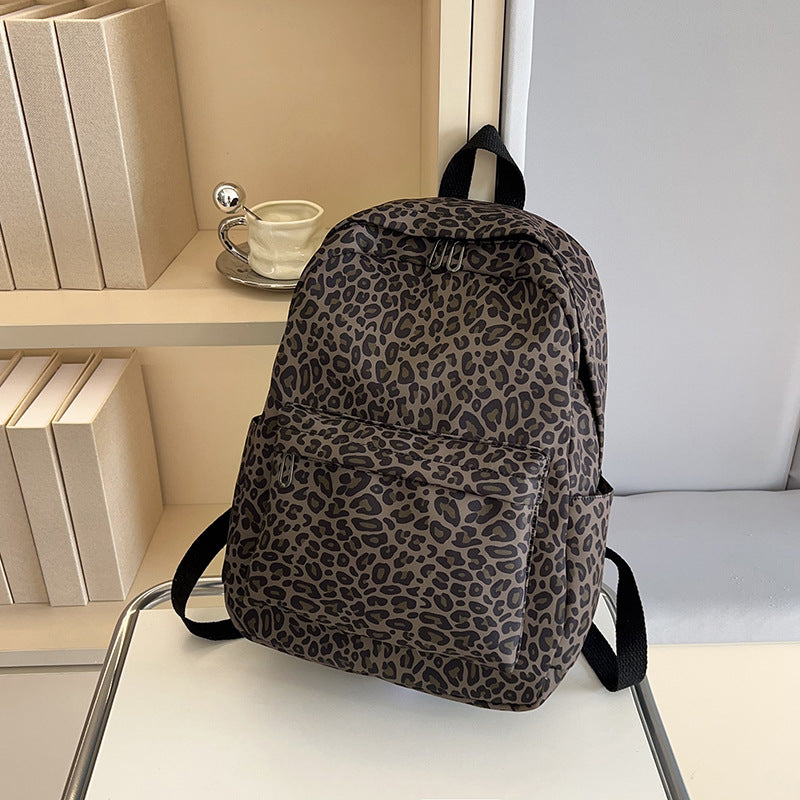 Stilvoller Rucksack Im Leopardenmuster Brehn