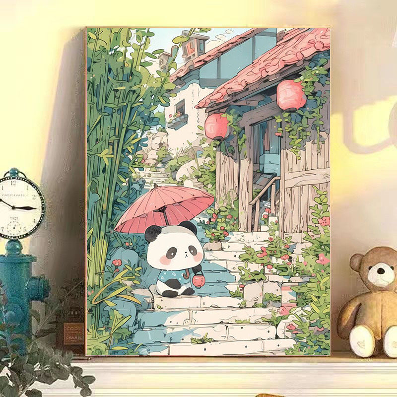 Verspielt Panda-Themen Wandkunst Brehn