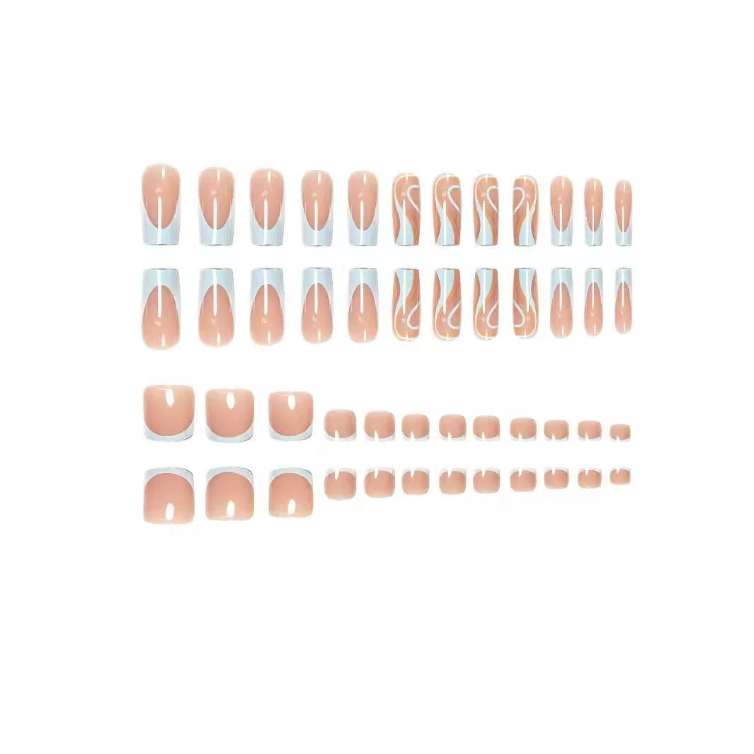 Künstlerisches Nagel-Wrap-Set Brehn