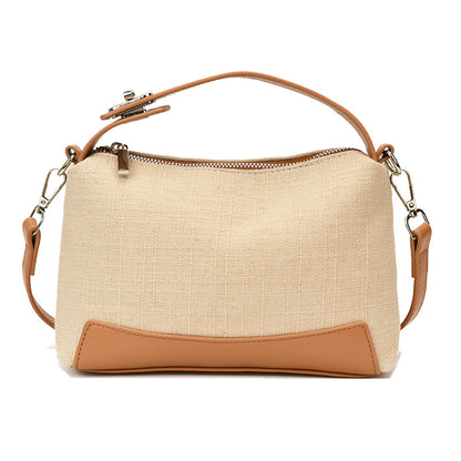 Strukturierte Handheld Schultertasche