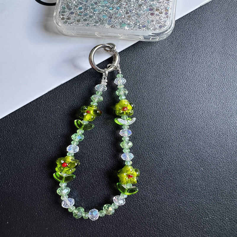 Floral Perlen Schlüsselanhänger Kette Brehn