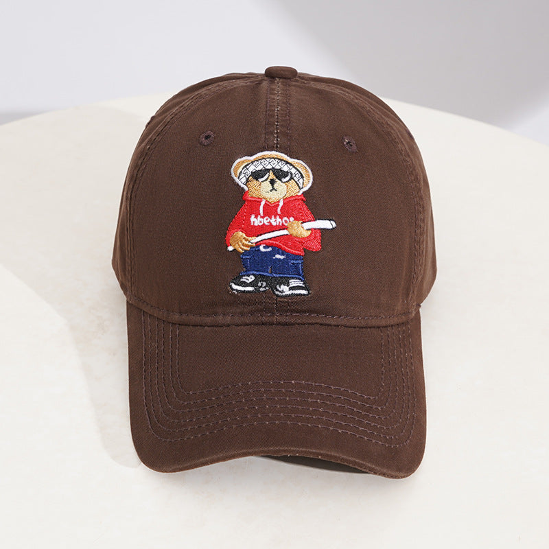 Männer's Bestickte Cartoon-Charakter Baseballcap Brehn