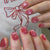 Glänzende Nagelkunst Brehn