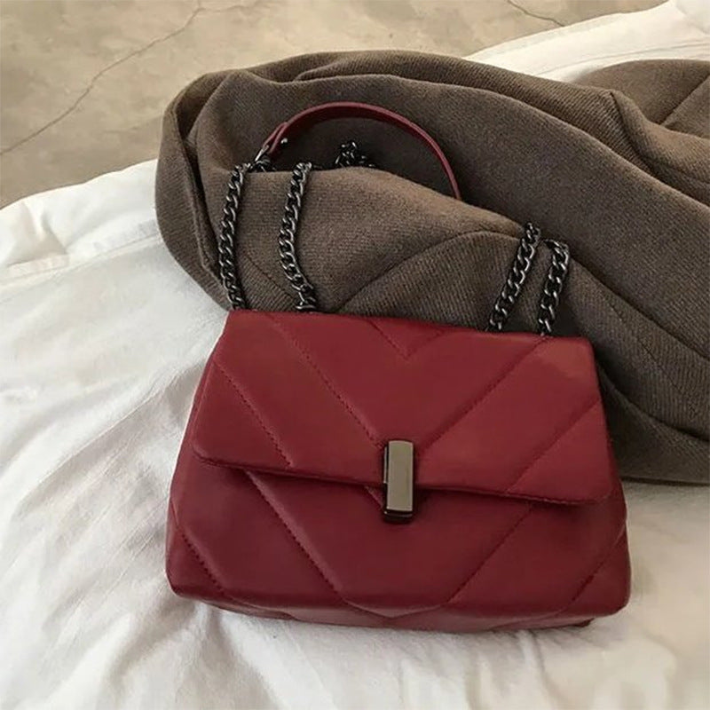 Elegante gesteppt Schulter-Handtasche Brehn