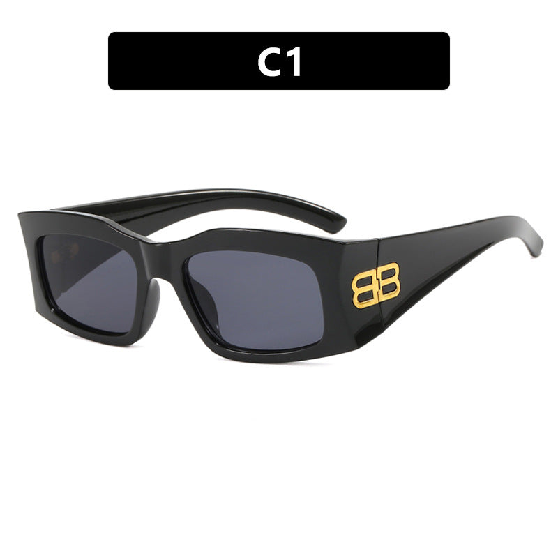 Damen modische Sonnenbrille mit kantigem Rahmen und Polarisierten Gläsern Brehn