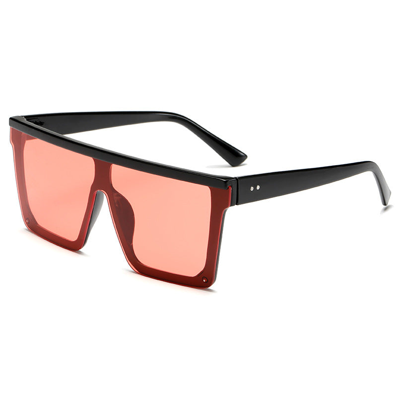 Damen modische visuelle Sonnenbrille mit breitem Rahmen Brehn