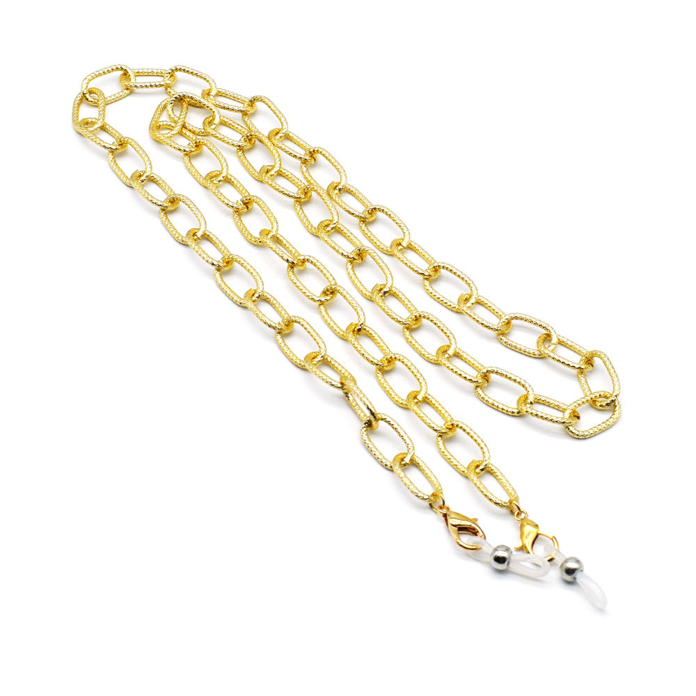 Stylische Metallkette Brillenhalter Brehn