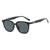 Damen elegante Sonnenbrille mit trendigem Transparent-Rahmen Brehn