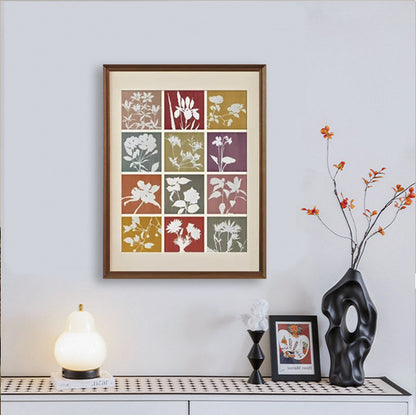 Geteilte botanische Druckkunst