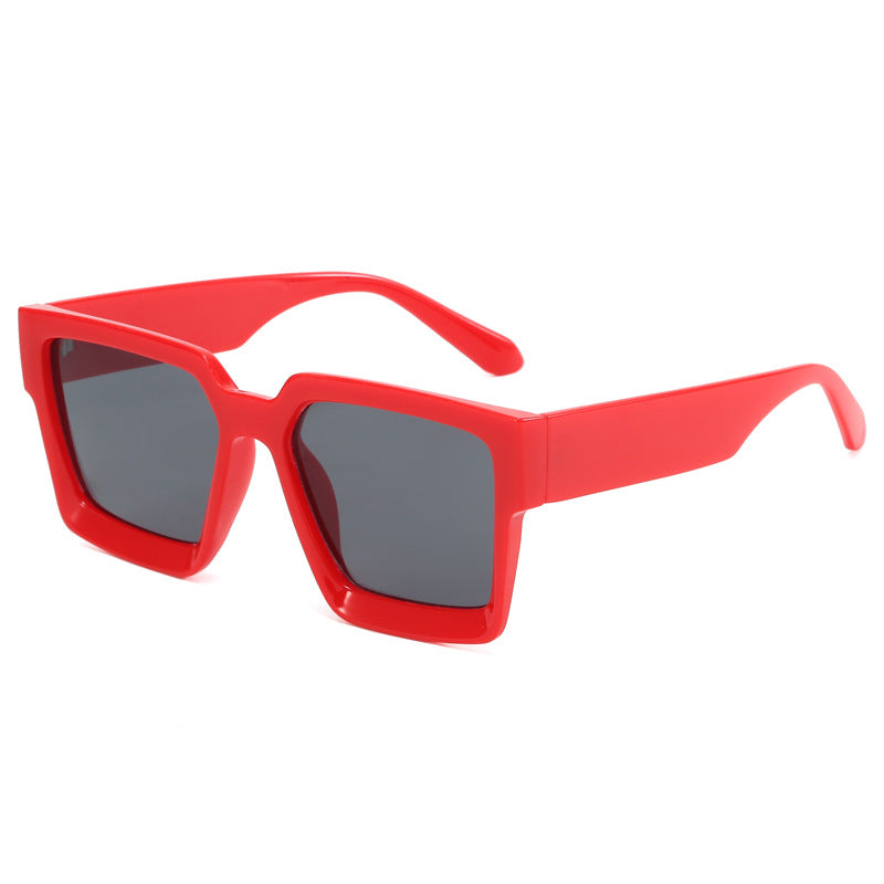 Damen Oversized Sonnenbrille mit modischem Transparentrahmen Brehn