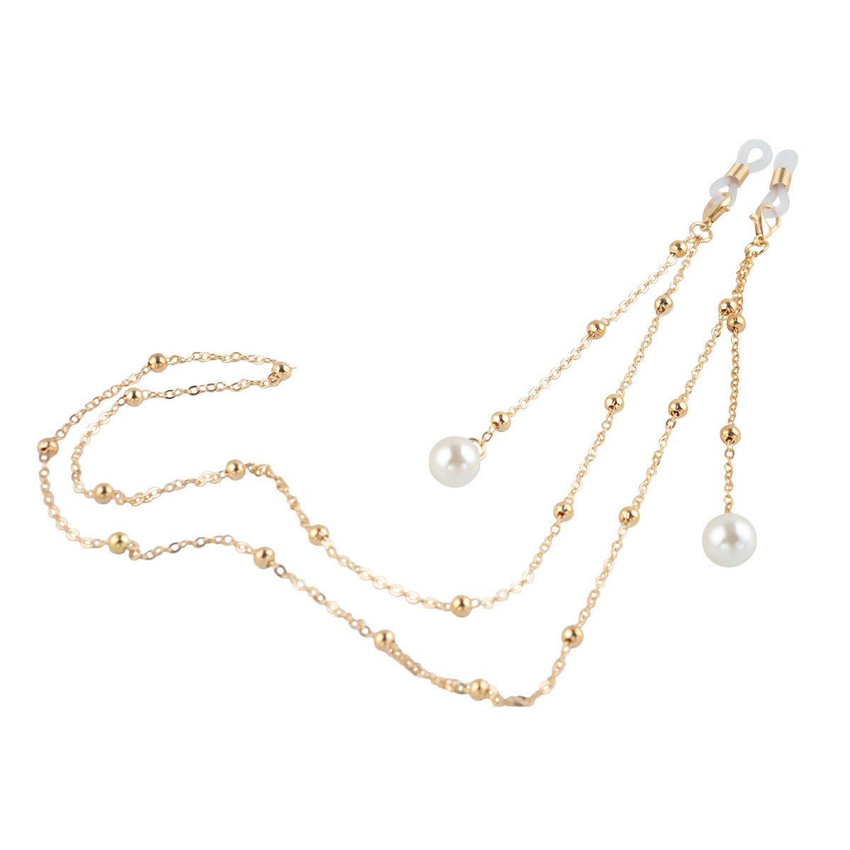 Elegante Perlen-Akzent Brillen Kette Brehn