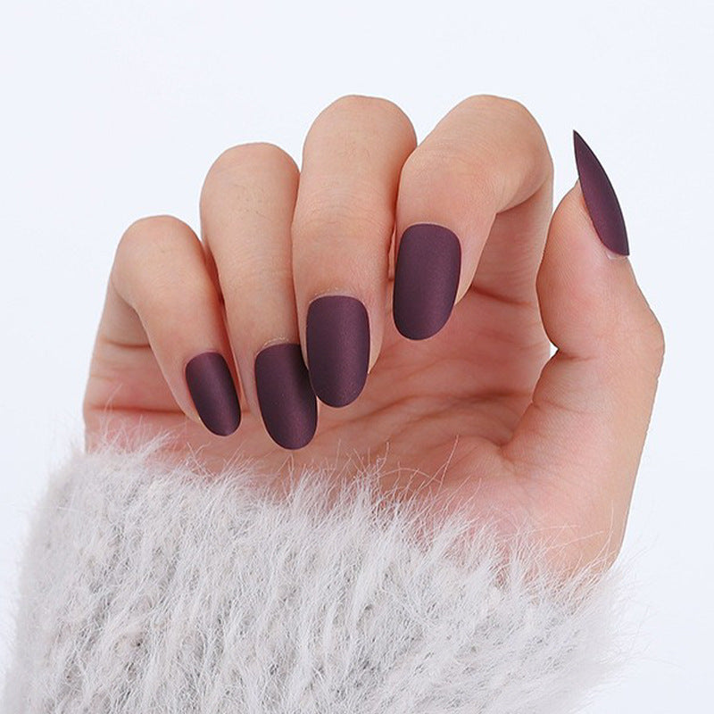 Luxuriöses Mattes Press-On Nagelset Brehn