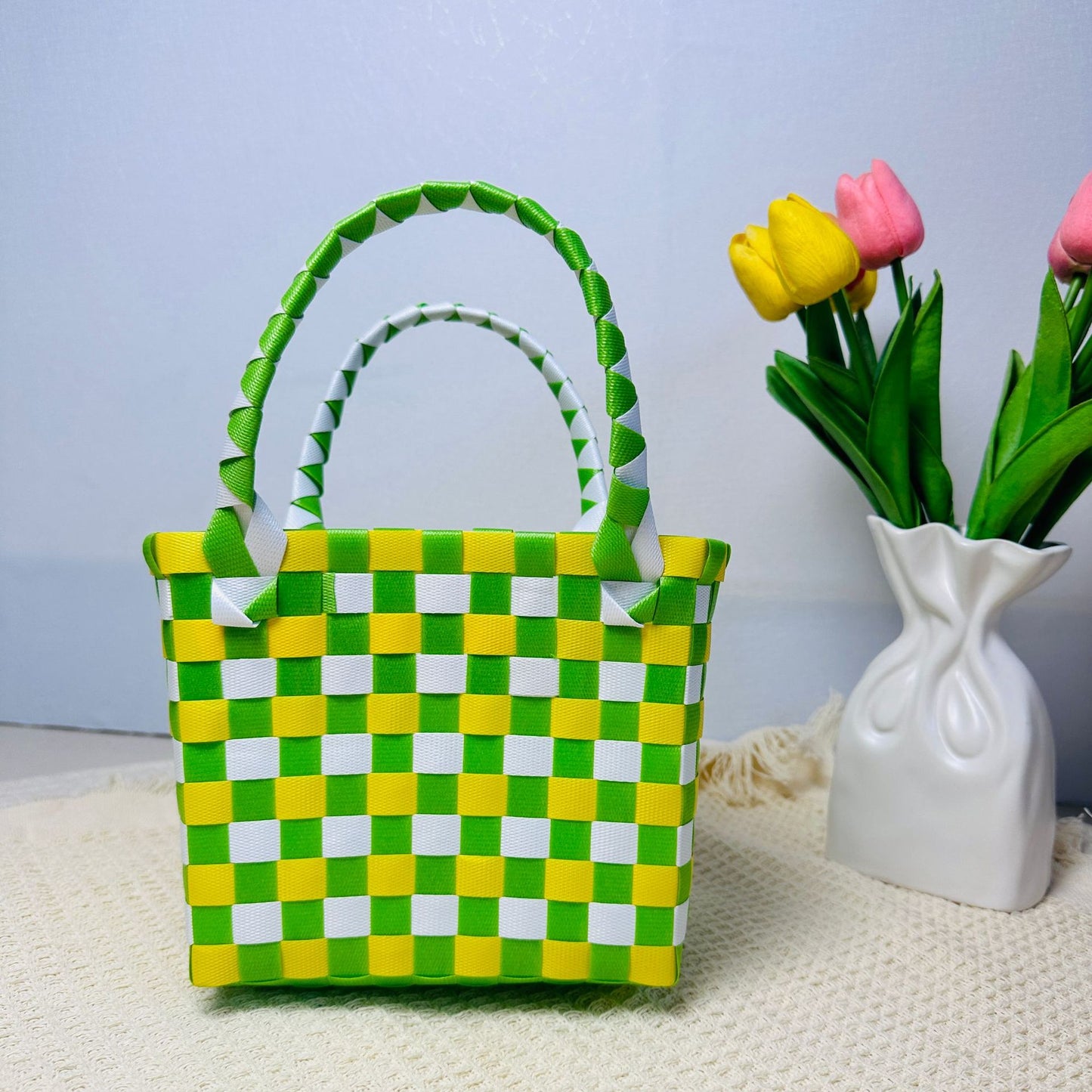 Geflochtene Jutetasche Brehn