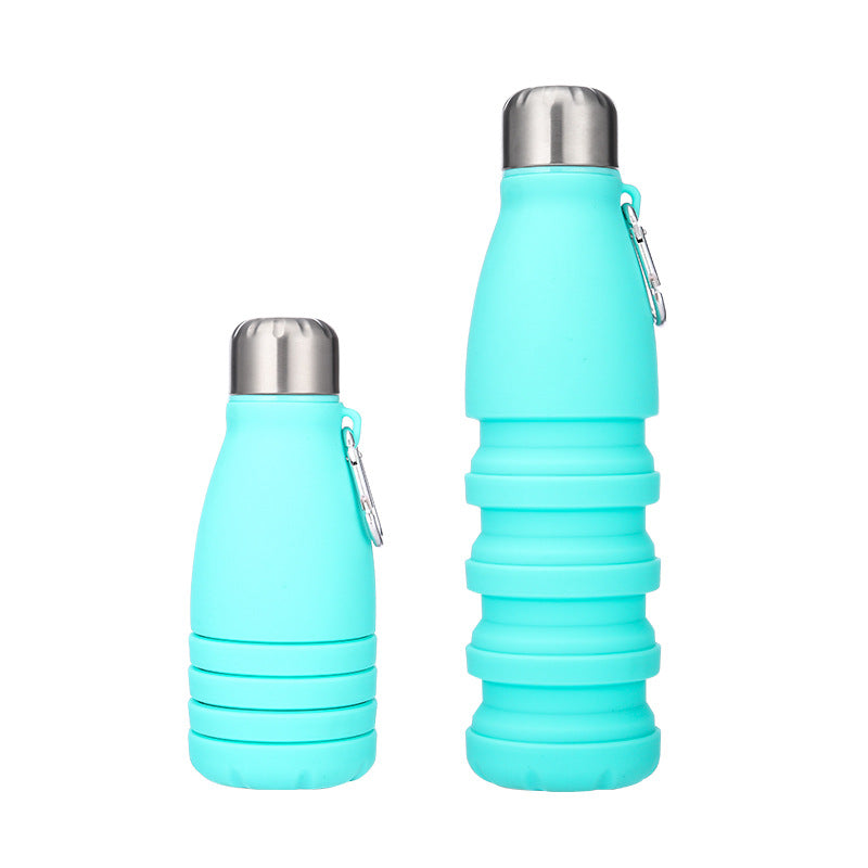 Damen zusammenfaltbare Silikon Wasserflasche Brehn