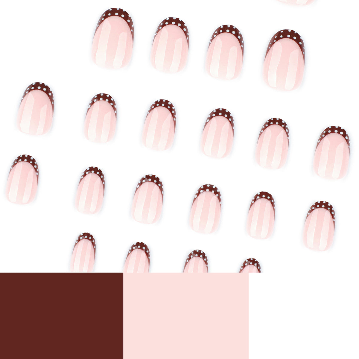 Kunstvolle Nagelgestaltung mit elegantem French-Tip und Akzenten Brehn