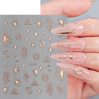 Nagelkunst Dekorative Folienaufkleber