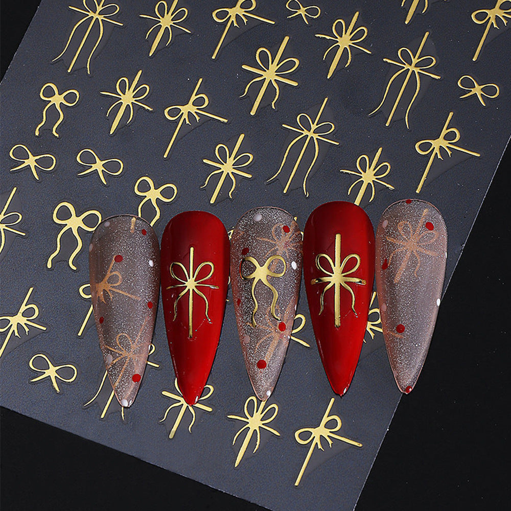 Dekoratives Nagelkunst-Schablonen-Set