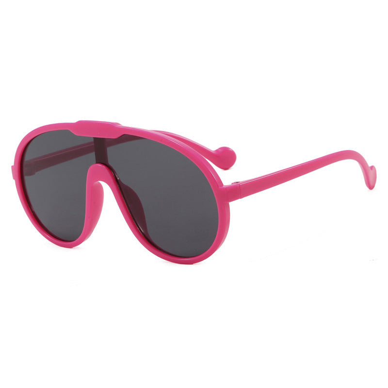 Damen modische Sport-Sonnenbrille im einzigartigen Design mit UV-Schutz und flexiblen Bügeln Brehn