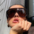 Damen oversized Sonnenbrille im modernen Design mit UV-Schutz Brehn