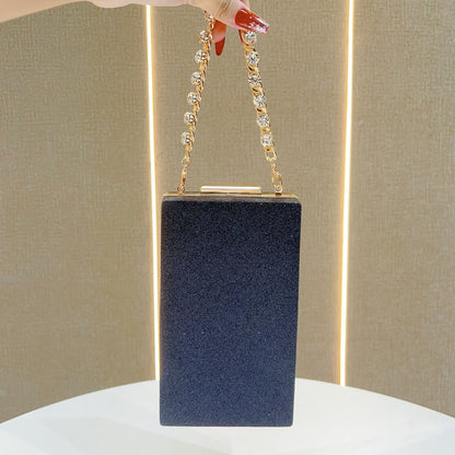 Elegante kristall-akzentierte Abend-Clutch