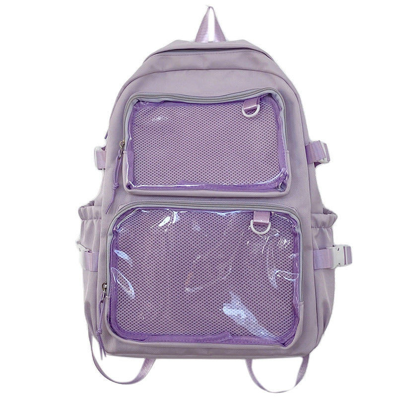 Mehrzweck-Transparenter Netz-Schul-Rucksack
