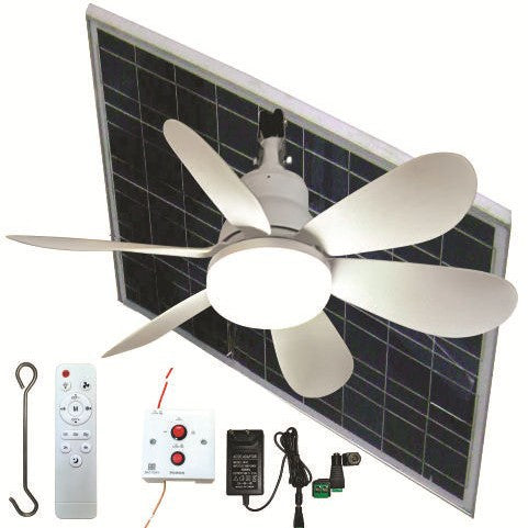 Deckenventilator mit modernem LED-Licht Brehn