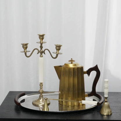 Elegante Messing Kerzenleuchter
