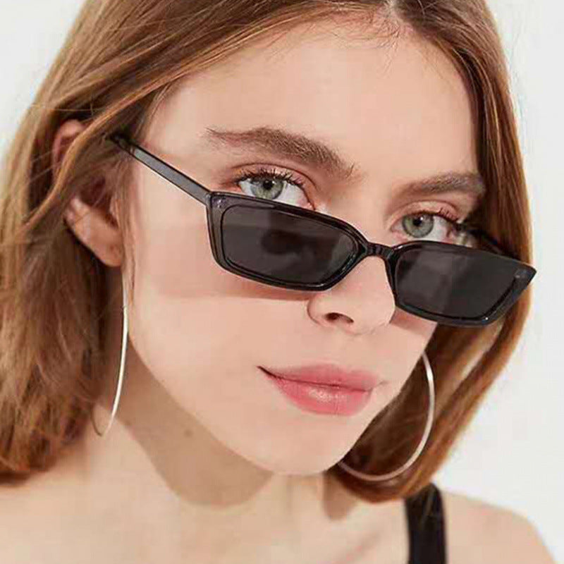 Damen Minimalistische Rechteck-Sonnenbrille Brehn