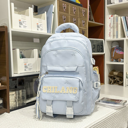 Stylischer gestickter multifunktionaler Rucksack Brehn