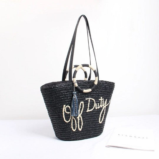 Damen Geflochtene Freizeit Tasche Brehn