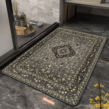 Florales Design Absorbierende Badezimmermatte Brehn