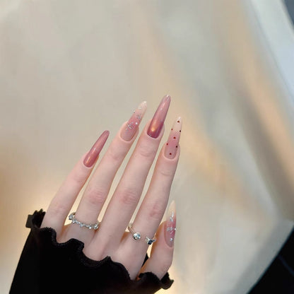 Ombre Stiletto Nagelkunst Extensions