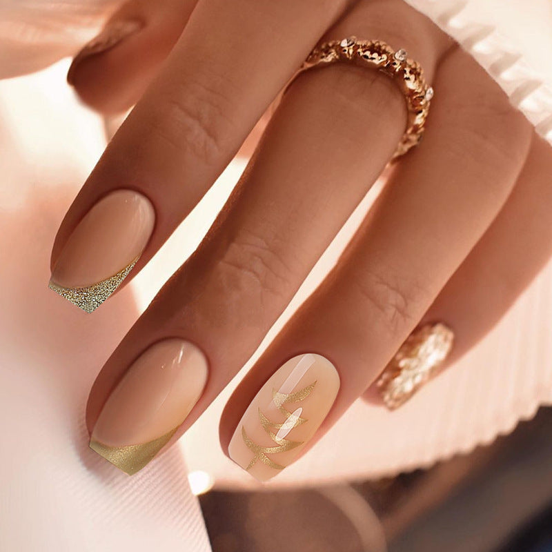Elegantes Luxus Press-On Nagelset Brehn