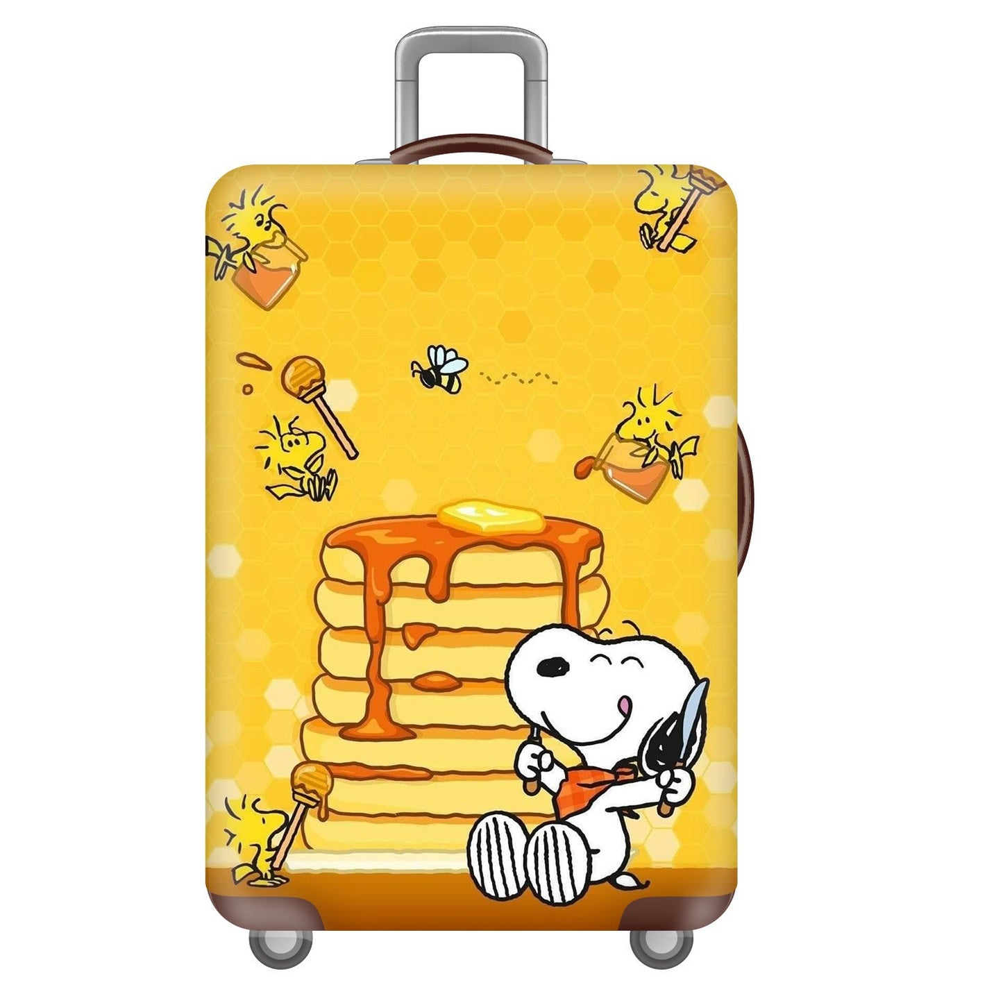 Unisex Hartschalenreisekoffer mit verspieltem Snoopy-Motiv Brehn