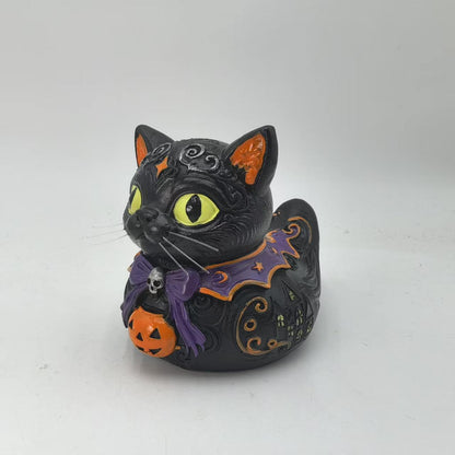 Dekorative Halloween-Katzenfigur Brehn