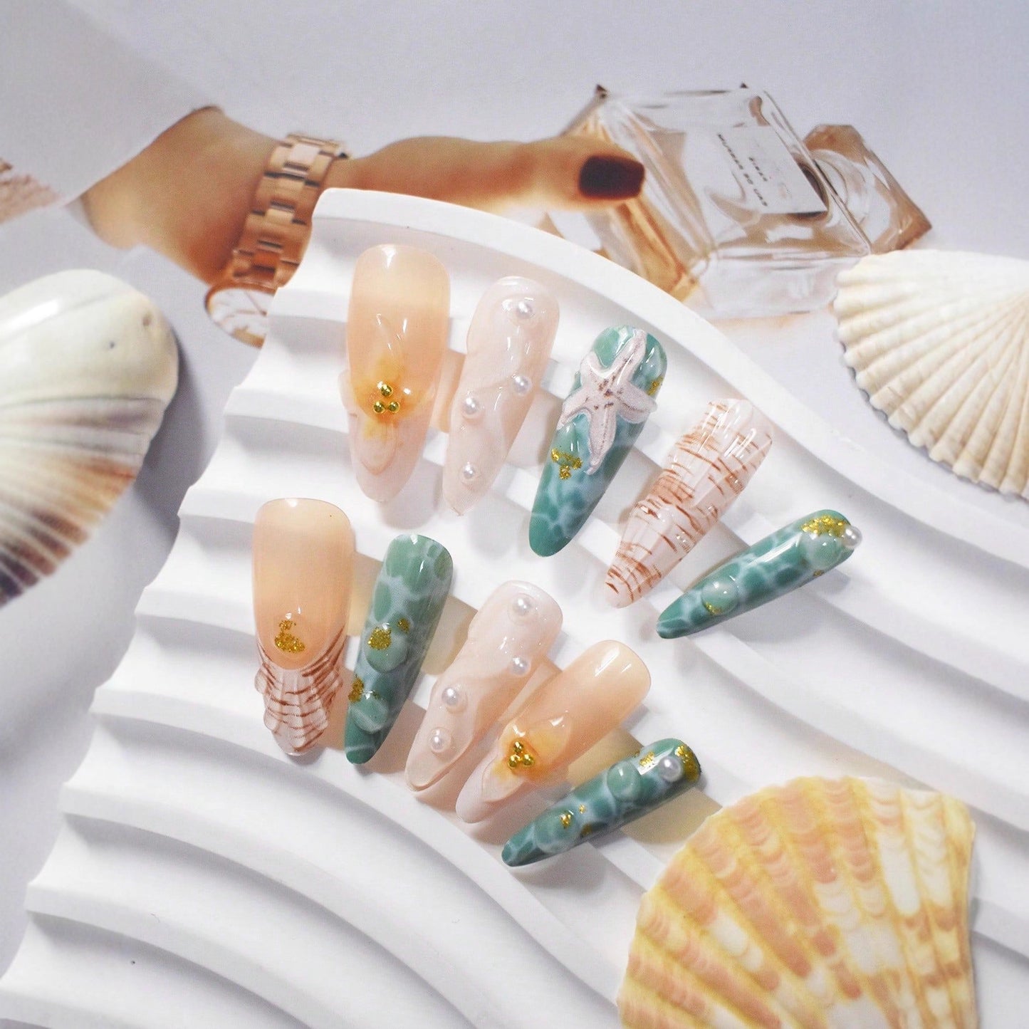 Künstlerisches 3D Nagelkunstset Brehn