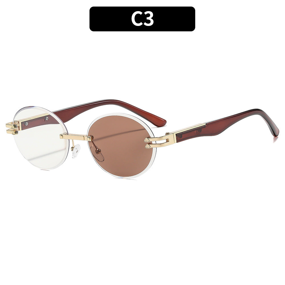 Deluxe Runde Rahmen Sonnenbrille
