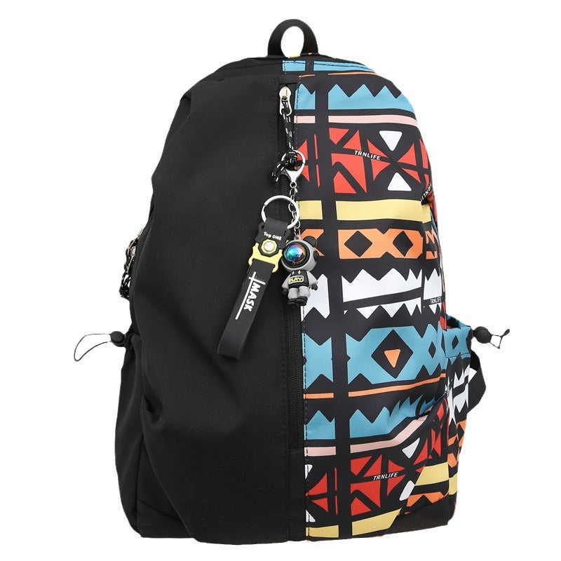 Grafikdruck-Rucksack Brehn